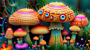 MagicMushroom.ART Free Trippy Magic Mushroom Computer Desktop Wallpapers Art IttBhTZ