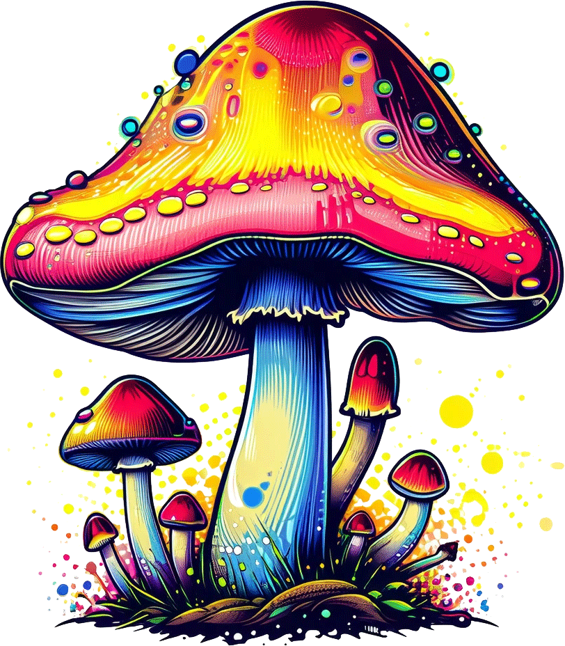 Magic Mushroom Desktop Wallpapers: Trippy 4K Psychedelic Art & Mind-Bending Desktop Backgrounds 1 magic mushroom wallpaper